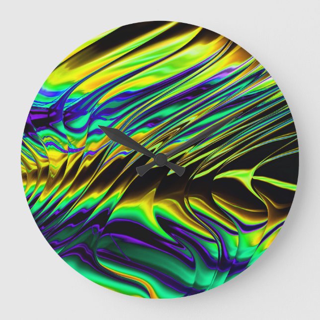 Sinuous 9 Wall Clock (Front)
