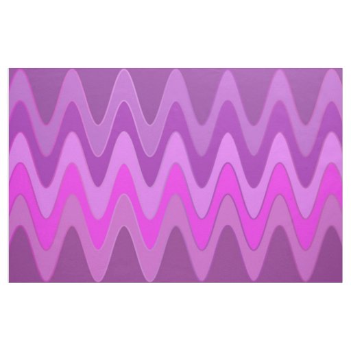 Sinus Waves pink + your ideas Fabric