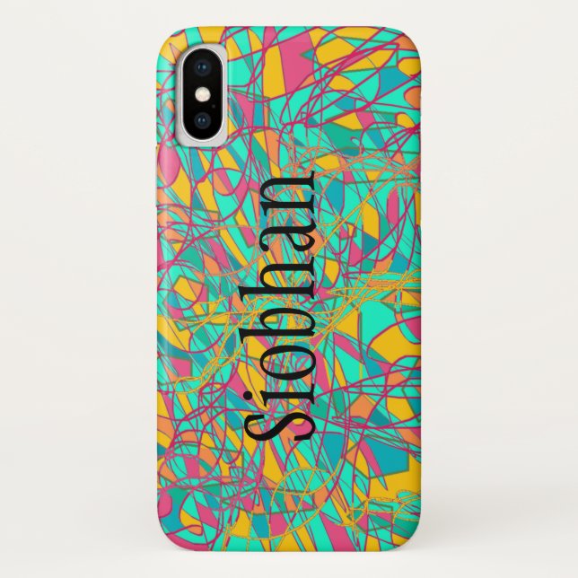 Siobhan from orphan black abstract art Case-Mate iPhone case (Back)