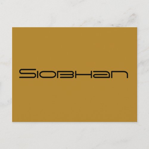 Siobhan Orphan Black charactergeometric font Postcard
