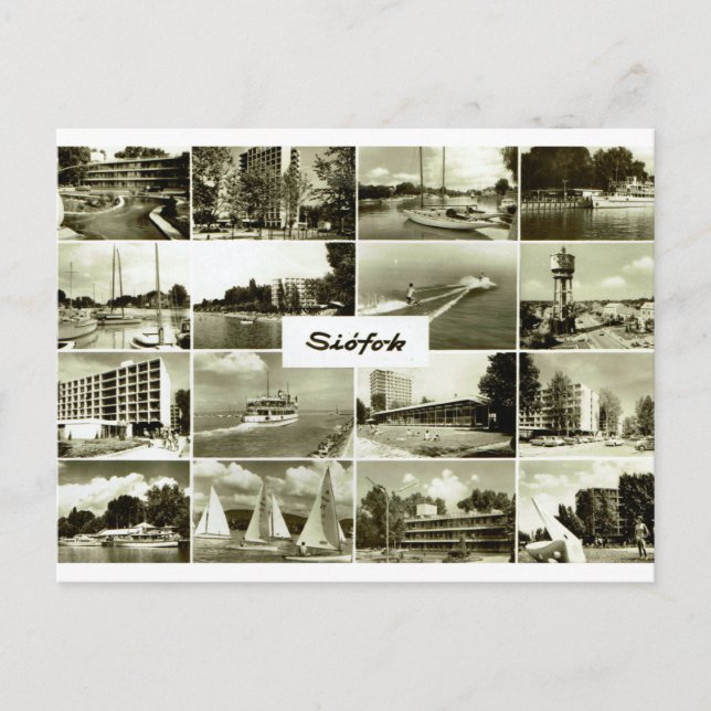 Siófok,Hungary Postcard (Front)