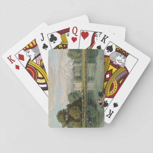 Sion House engraved by Robert Havell 1769_1832 Poker Cards