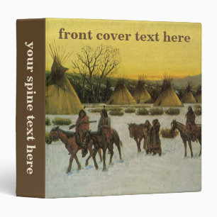 Sioux Camp at Wounded Knee by John Hauser Binder