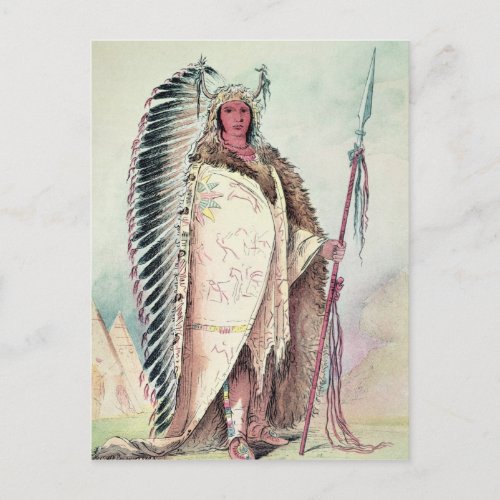 Sioux chief The Black Rock Postcard