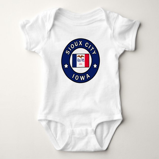 Sioux City Iowa Baby Bodysuit (Front)