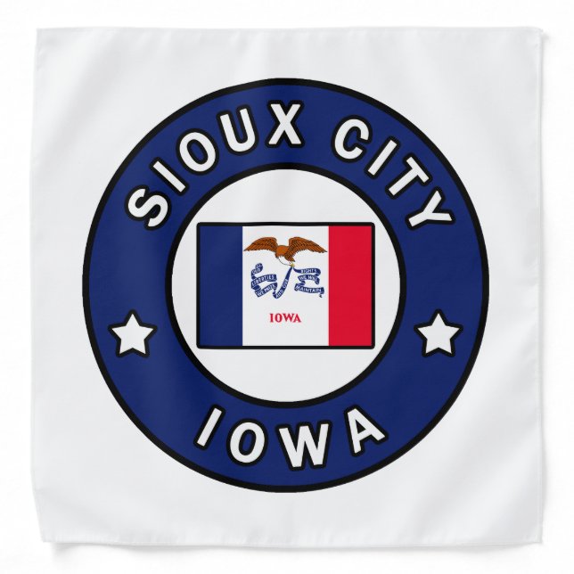 Sioux City Iowa Bandana (Front)