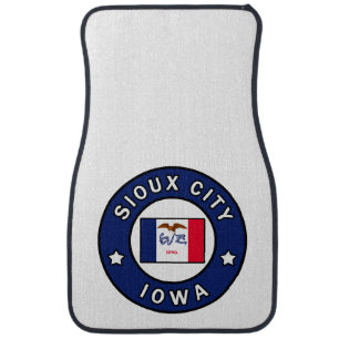 Sioux City Iowa Car Floor Mat