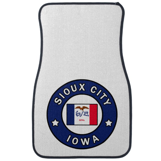 Sioux City Iowa Car Floor Mat (Front)