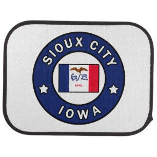 Sioux City Iowa Car Floor Mat