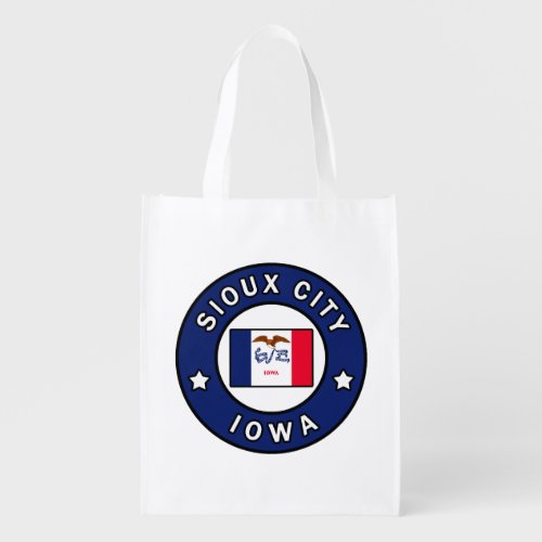 Sioux City Iowa Grocery Bag