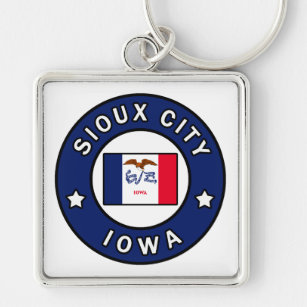Sioux City Iowa Keychain