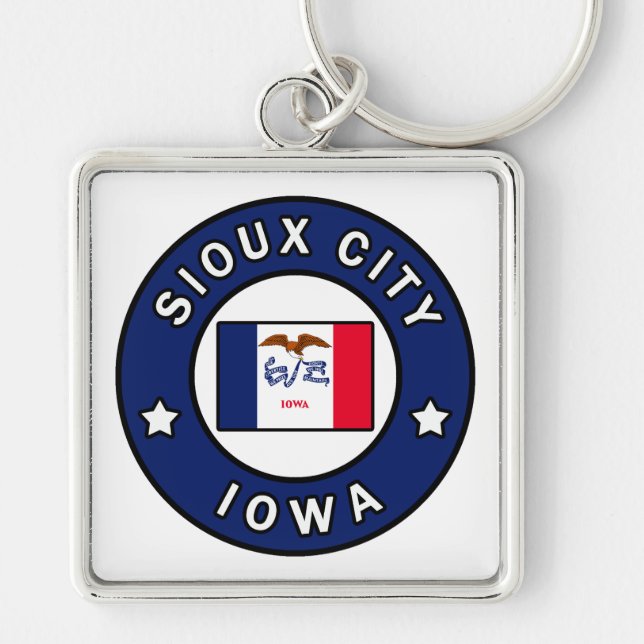 Sioux City Iowa Keychain (Front)