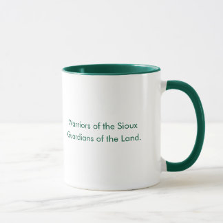 Sioux Custom Green Typography Coffee Mug