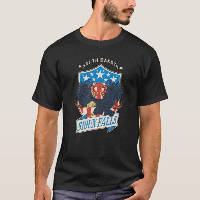 Sioux Falls City National South Dakota Day T-Shirt (Front)