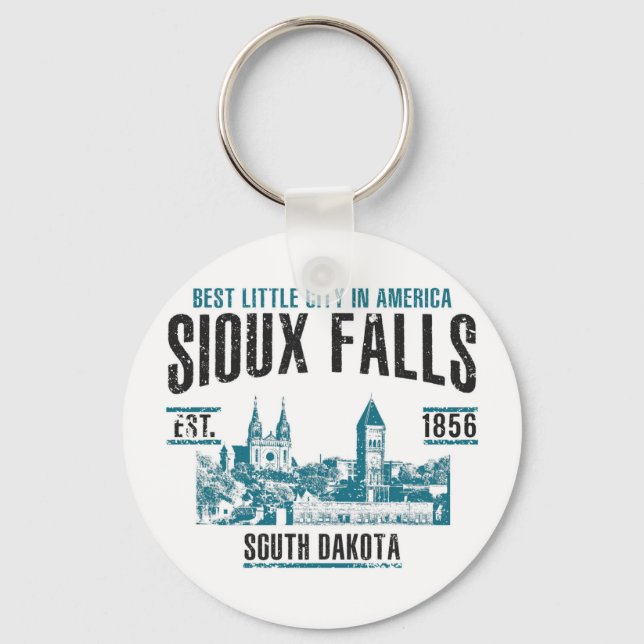 Sioux Falls Keychain (Front)