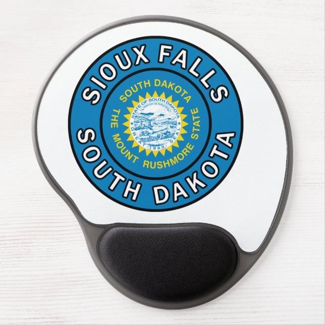 Sioux Falls South Dakota Gel Mouse Pad (Front)