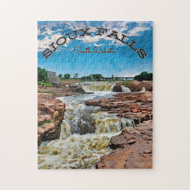Sioux Falls, South Dakota  Jigsaw Puzzle (Vertical)