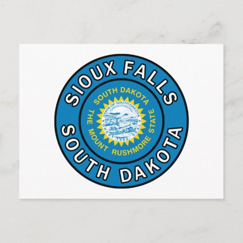 Sioux Falls South Dakota Postcard