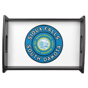 Sioux Falls South Dakota Serving Tray