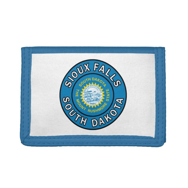 Sioux Falls South Dakota Trifold Wallet (Front)
