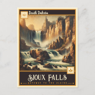 Sioux Falls, South Dakota Vintage Postcard