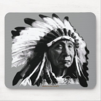 Sioux Historic Native American Chief Joseph Mouse Pad