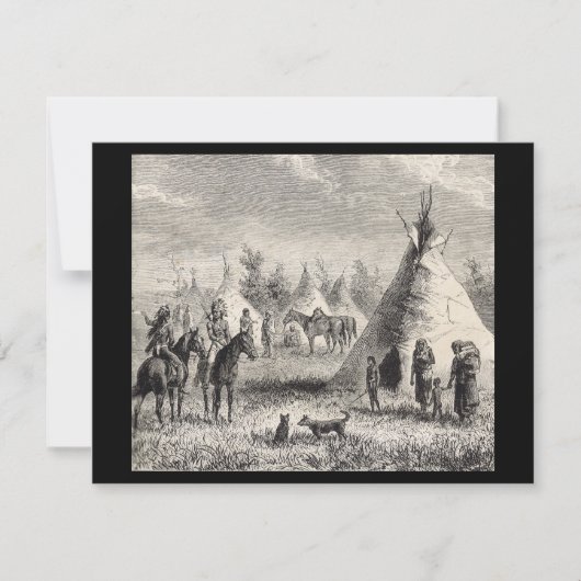 Sioux Village, circa 1876 (Front)