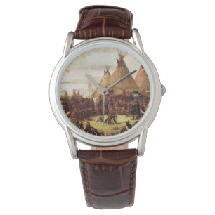 Sioux War Council George Catlin Circa 1850 Watch
