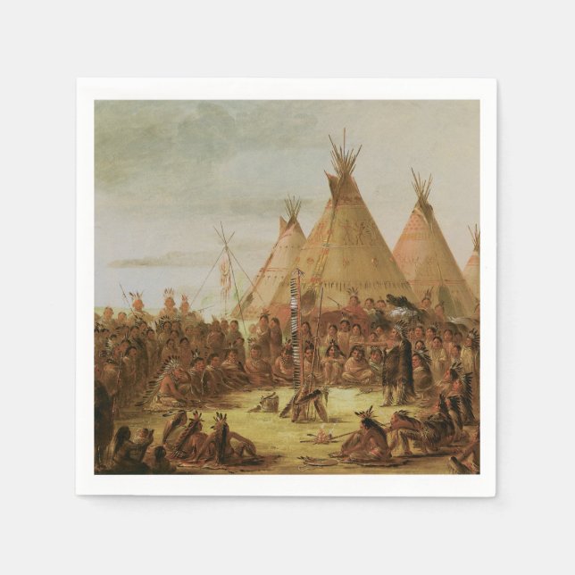 Sioux War Council Napkins (Front)