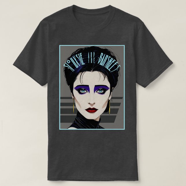 Siouxsie 80s Nagel Design T-Shirt (Design Front)