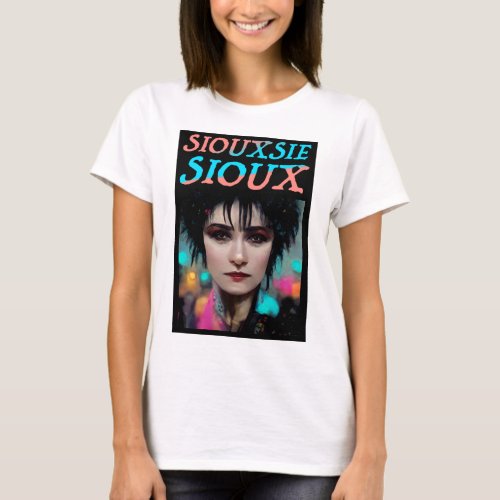 Siouxsie Sioux and the Banshees paint T_Shirt