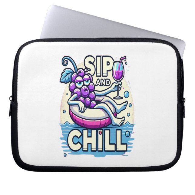 Sip And Chill Electronics Bag (Front)