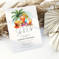 Sip and Dip Pool Party Birthday Invitation