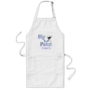 Sip and Paint Apron