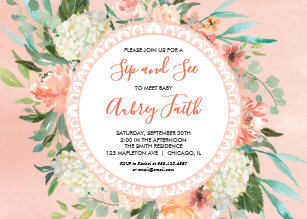 Meet The Baby Invitations Zazzle