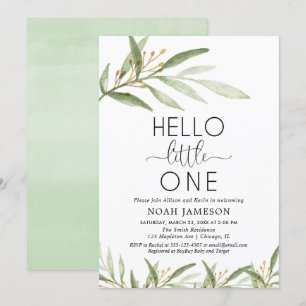 Sip and See invitation, Modern meet and greet Invitation