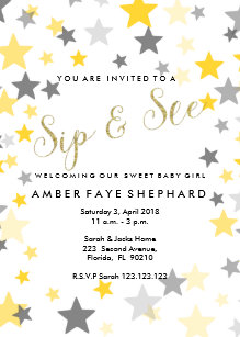 meet and greet baby invitations zazzle
