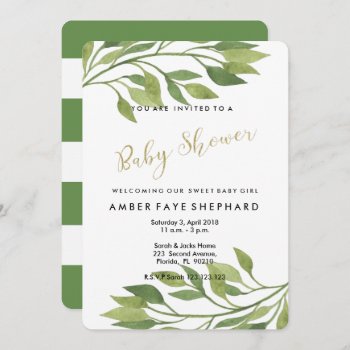 Sip And See Invite  New Baby  Welcome Party Invitation by TheArtyApples at Zazzle