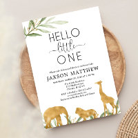 Sip and See Modern greenery meet greet baby shower