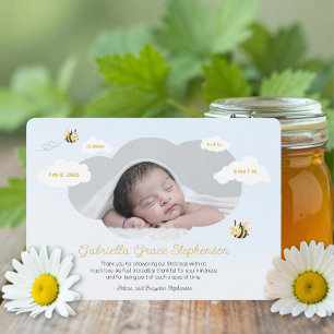 Sip and See Our Babee Thank You Card