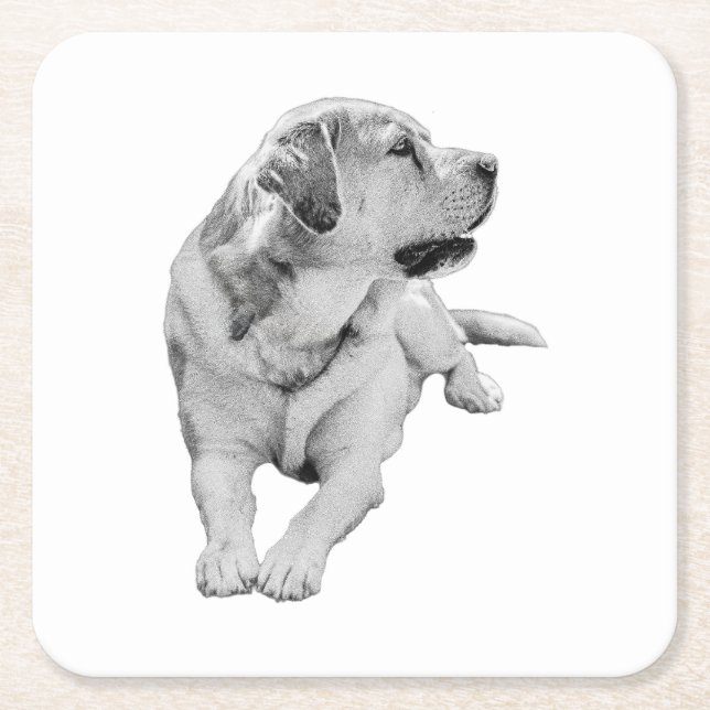 Sip Break, Steady Friend Square Paper Coaster (Front)