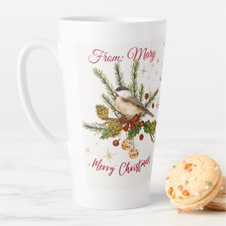 Sip & Cherish: Your "Postcard" Christmas Mug;  Latte Mug