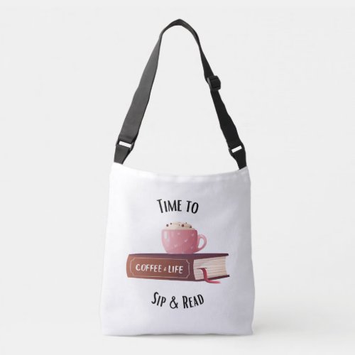 Sip Coffee  Read Tote Bag