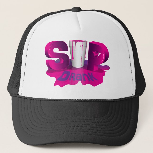 Sip Drank Trucker Hat (Front)