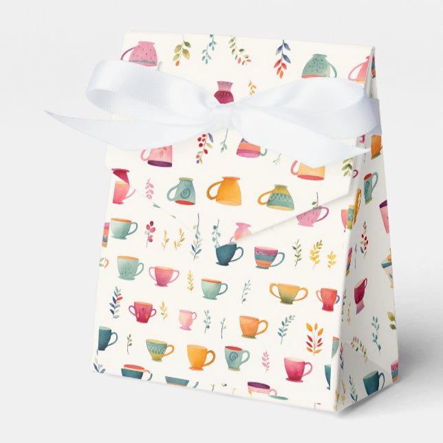 Sip Happens: Brew-teaful Moments Await! Favor Boxes (Front Side)