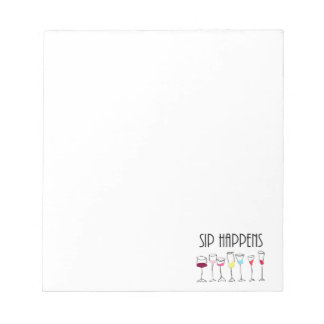 SIP HAPPENS NOTEPAD