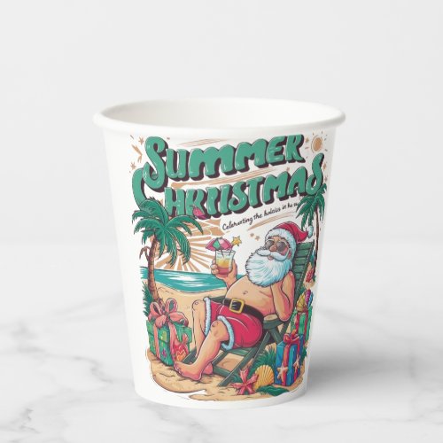 Sip in Seasonal Style with our Tropical Christmas  Paper Cups