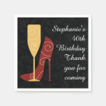 Sip In Style Wine Champagne Paper Napkins at Zazzle