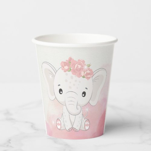 Sip in Sweet Style Adorable Elephant Paper Cups