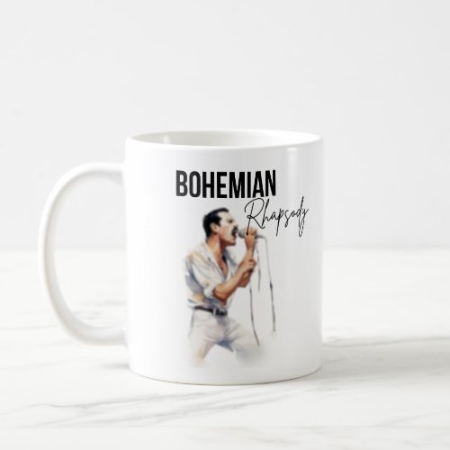 Sip Like a Queen Celebrate Freddie Mercury Coffee Mug